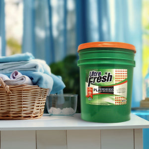 Ultra Fresh 3X Platinum 5 Gal Laundry Detergent, Up to 640 Loads, Original Green