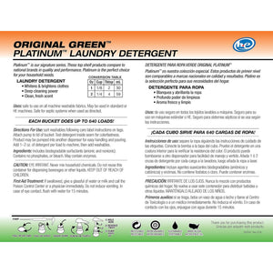 Ultra Fresh 3X Platinum 5 Gal Laundry Detergent, Up to 640 Loads, Original Green