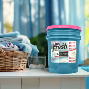 Ultra Fresh Platinum 5 Gal Spring Fresh Fabric Softener Up to 640 Loads w/Pump - TRAPSKI