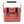 CAMP-ZERO 10 Liter 10.6 Quart Lidded Cooler with 2 Molded In Cup Holders, Coral