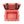 CAMP-ZERO 10 Liter 10.6 Quart Lidded Cooler with 2 Molded In Cup Holders, Coral