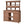 Topmax 65.7'' Tall Garden Potting Bench Table with Hutch