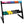 BalanceFrom Fitness 110 Pound Neoprene Coated Dumbbell Set w/ Stand, Multicolor