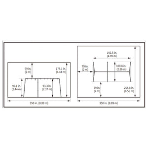 gobaplay 8' Ultimate Adventure Kids Swing Set Frame Extension (Extension Only)