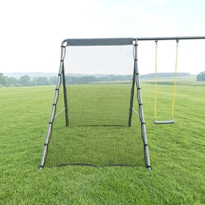 gobaplay Bounce Back Net , 126”x75” Rebounder Attachment, Swingset Not Included
