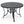 Four Seasons Courtyard Palermo Slat Top Dining Table with Umbrella Hole, Gray