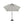 Four Seasons Courtyard Palermo Market Patio Umbrella with Push Button Tilt, Gray