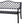Four Seasons Courtyard Steel Park Bench with Lattice Seat Back Design, Black