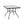 Four Seasons Courtyard Sunny Isles Tempered Glass Top Patio Dining Table, Black - TRAPSKI