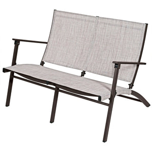 Four Seasons Courtyard Novara 4 Piece Steel Folding Outdoor Conversation Set