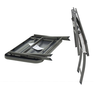 Four Seasons Courtyard Novara 4 Piece Steel Folding Outdoor Conversation Set