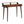 Elevated Chestnut Console Table, 2-Drawers, Nordic Legs