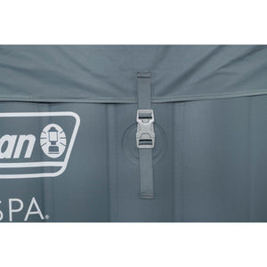 SaluSpa LED Spa Waterfall Accessory w/Coleman SaluSpa Inflatable Hot Tub, Gray