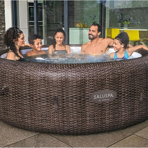Bestway SaluSpa St Moritz Hot Tub with Set of 2 Spa Seat & 2 Headrest Pillows