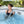 SaluSpa LED Spa Waterfall Accessory w/Coleman Atlantis AirJet Inflatable Hot Tub