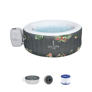 Bestway Aruba AirJet Hot Tub with 2 Non-Slip Spa Seat and 2 Headrest Pillows