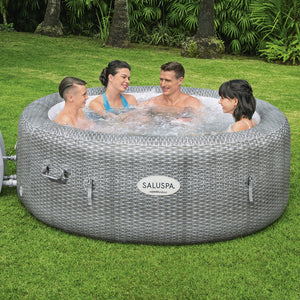 Bestway Coleman Honolulu AirJet Inflatable Hot Tub with 4 SaluSpa Non-Slip Seat