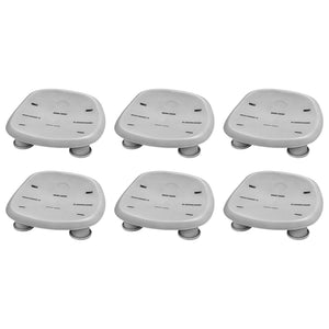 Bestway SaluSpa Honolulu AirJet Hot Tub w/6 Non Slip Pool/Spa Seat & 6 Pillows