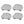 Bestway Coleman Miami Inflatable Hot Tub with 4 SaluSpa Seat & 4 Headrest Pillow