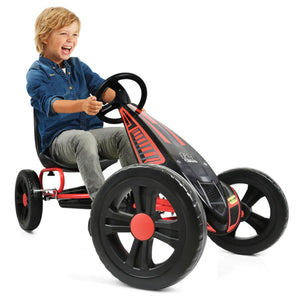 hauck Cyclone Pedal Go Kart with Adjustable Bucket Seat for Kids Ages 4 to 8