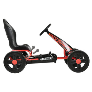 hauck Cyclone Pedal Go Kart with Adjustable Bucket Seat for Kids Ages 4 to 8