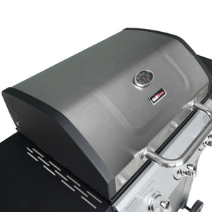 Grill Boss 27,000 BTU 3 Burner Propane Gas Grill w/Wheels, Cover, & Side Shelves