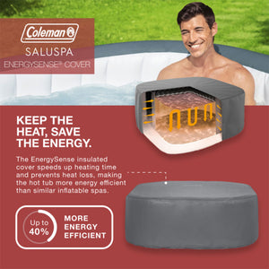 Bestway Coleman Hot Tub with 6 SaluSpa Non-Slip Spa Seats and SaluSpa Pillows