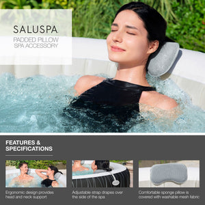 Bestway Coleman Miami AirJet Hot Tub with 2 SaluSpa Seat and 2 Headrest Pillows