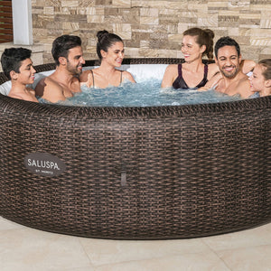 Bestway Coleman St Moritz AirJet Inflatable Hot Tub with 2 SaluSpa Non Slip Seat