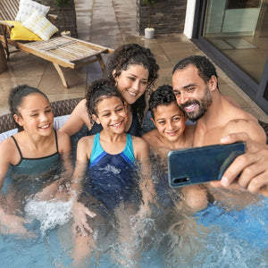 Bestway Coleman St Moritz AirJet Inflatable Hot Tub with 2 SaluSpa Non Slip Seat