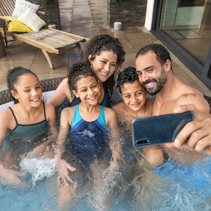 Bestway Coleman St Moritz AirJet Inflatable Hot Tub with 2 SaluSpa Non Slip Seat
