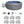 Bestway SaluSpa Santorini HydroJet Hot Tub w/Set of 6 SaluSpa Pool and Spa Seat