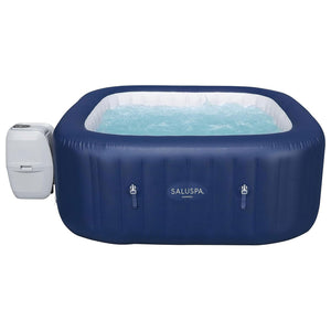 Bestway Hawaii AirJet Inflatable Square Hot Tub with 2 SaluSpa Non-Slip Spa Seat