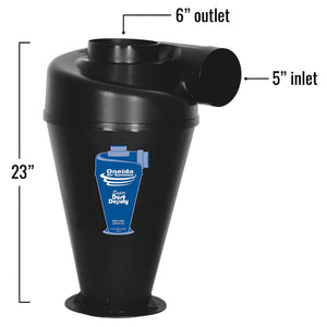 Oneida Air Systems Super Dust Deputy 4/5 Deluxe Cyclone Kit for Dust Collectors - TRAPSKI