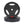 Signature Fitness Standard 20 Pound Coded Olympic Weight Plate, Black (Set of 2)