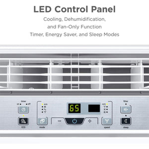 Midea EasyCool 8,000 BTU Window Air Conditioner w/ Remote, Rooms Up To 350 Sq Ft