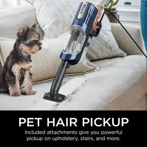 Shark UltraLight Pet Pro Corded LED Stick Vacuum, Blue (Refurbished)