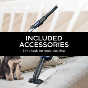 Shark UltraLight Pet Pro Corded LED Stick Vacuum, Blue (Refurbished)