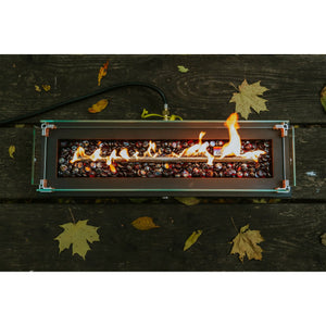 Ukiah Co. LOOM Rechargeable Bluetooth Tabletop Fire Pit with Sound System, Black - TRAPSKI