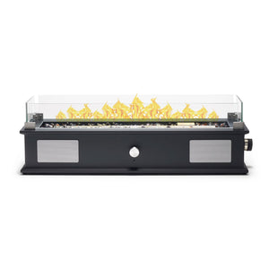 Ukiah Co. LOOM Rechargeable Bluetooth Tabletop Fire Pit with Sound System, Black - TRAPSKI
