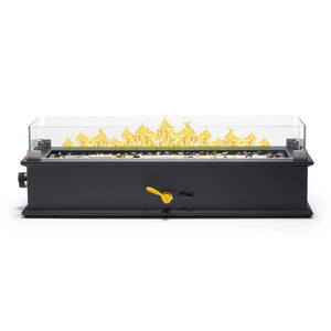 Ukiah Co. LOOM Rechargeable Bluetooth Tabletop Fire Pit with Sound System, Black - TRAPSKI