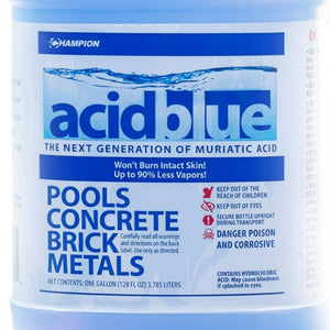 Champion Acid Blue Muriatic Acid for Removal of Stains on Driveways (2 Pack)