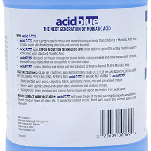 Champion Acid Blue Muriatic Acid for Removal of Stains on Driveways (4 Pack)