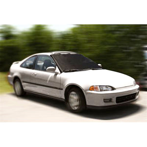 Camco Durable Compact Universal On the Go RV Tow Car Windshield Protector, Black