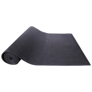 Signature Fitness All Purpose High Density No Tear Exercise Yoga Mat, Black - TRAPSKI