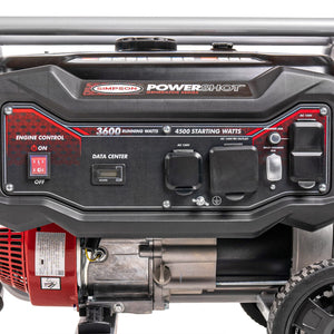 SIMPSON PowerShot Portable 3,600 Watt Generator with Roll Cage Frame Protection