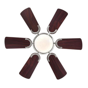 Westinghouse Petite 30 Inch 6 Blade Ceiling Fan with Dimmable LED Light Fixture