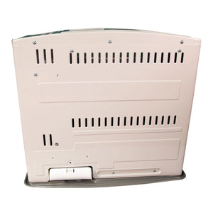 Kero World 10,000 BTU Kerosene Wick Heater with Sure-Seat Chimney System, Gray