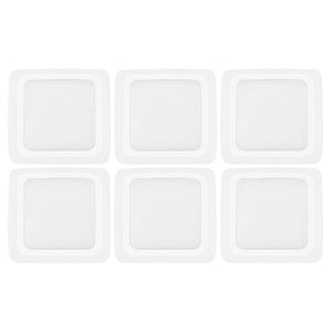 GE Set of 6 Battery Operated Plastic LED Puck Lights for Closets and Cabinets