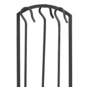 Panacea 4 Piece Arch Top Fireplace Tool Set with Brush, Shovel, Poker and Stand